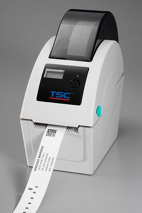 TSC TDP-324W Wristband Thermal Printer, 300 dpi, USB – ForeFront Label Solutions