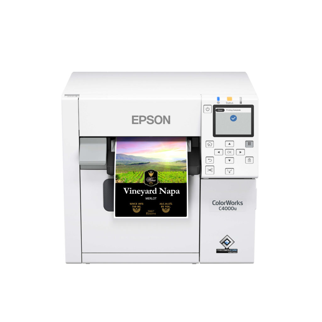 Epson ColorWorks CW-C4000 Color Label Printer - Front